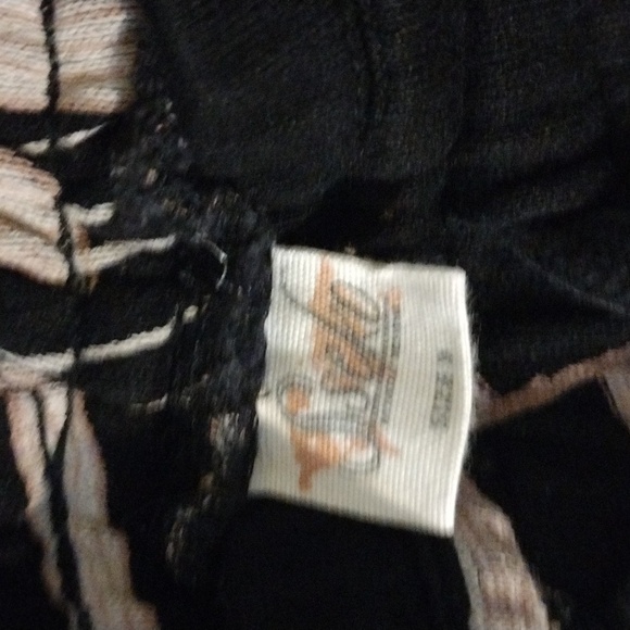 Sseko Black and Tan Cropped Wide Leg - Picture 2 of 3